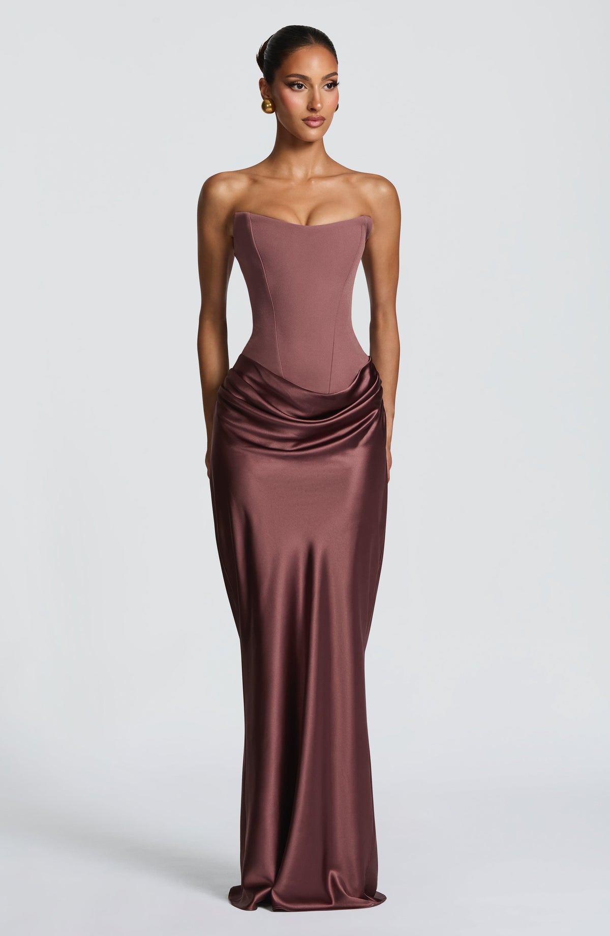 Long Dress Maggie - Dusty Pink