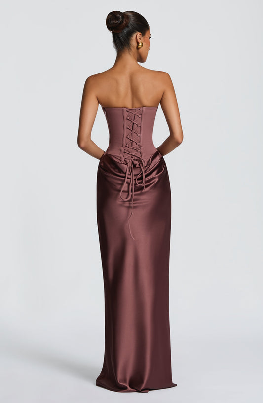Long Dress Maggie - Dusty Pink