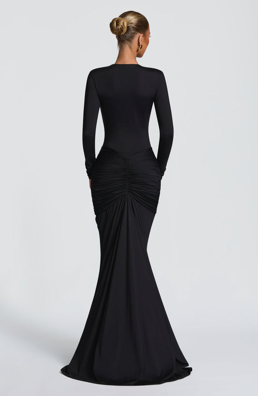 Long Dress Tara - Black