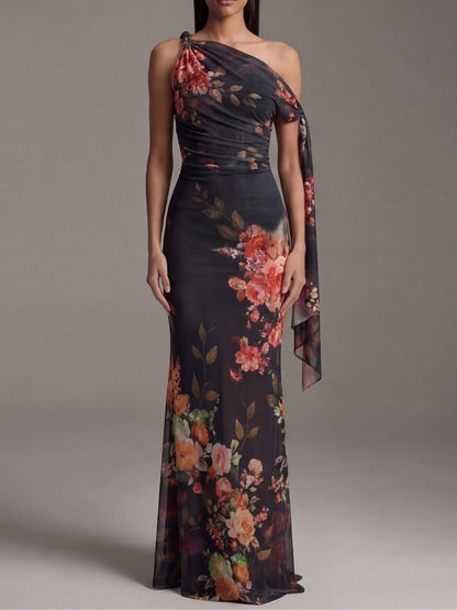 Solene | Vestido Plisado Asimétrico