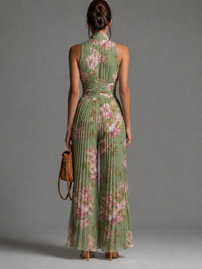 Talia | Mono Floral con Cremallera