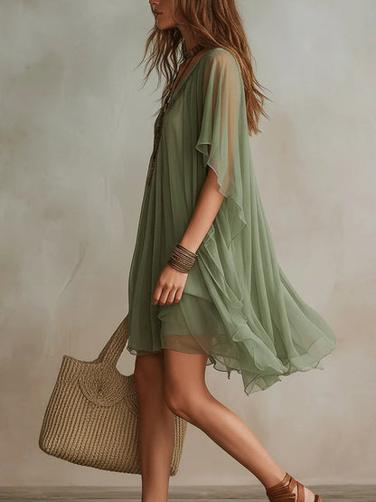 Brisa | Vestido Vaporoso con Escote en V