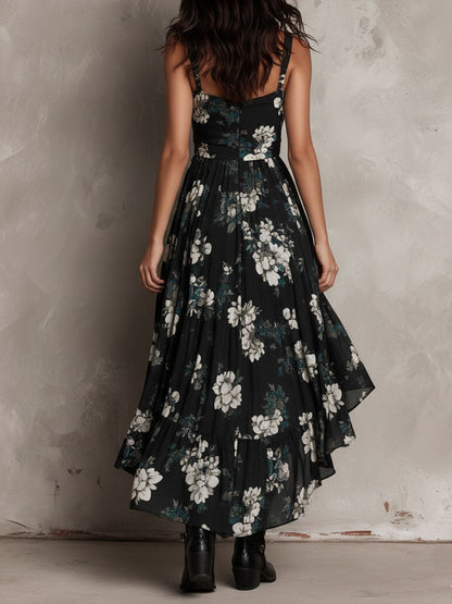 Novella | Vestido Floral sin Tirantes