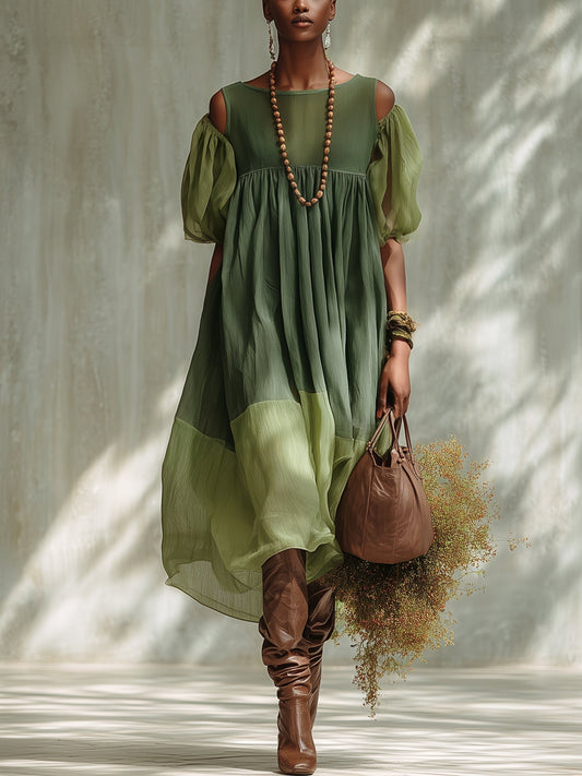 Mireia | Vestido con Hombros Descubiertos