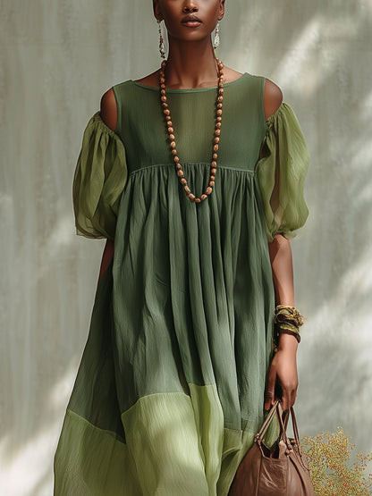 Mireia | Vestido con Hombros Descubiertos