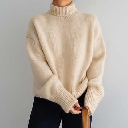 Candice - Suéter Oversize Suave de Cachemira