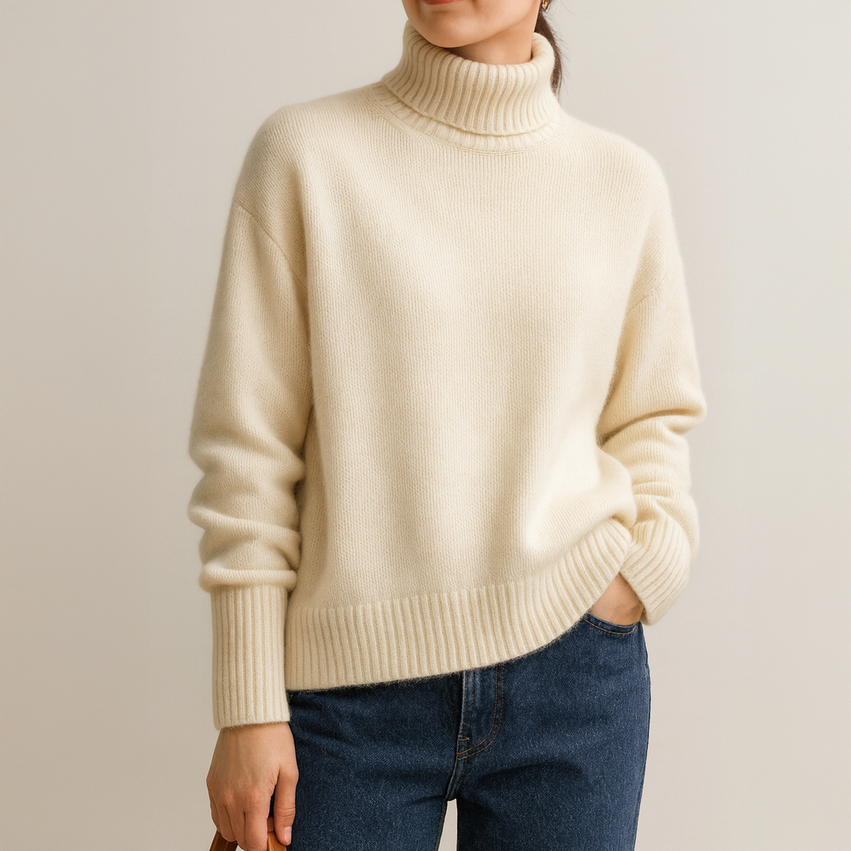 Candice - Suéter Oversize Suave de Cachemira