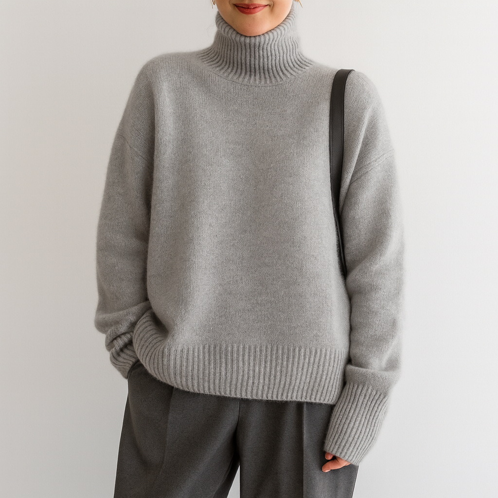 Candice - Suéter Oversize Suave de Cachemira