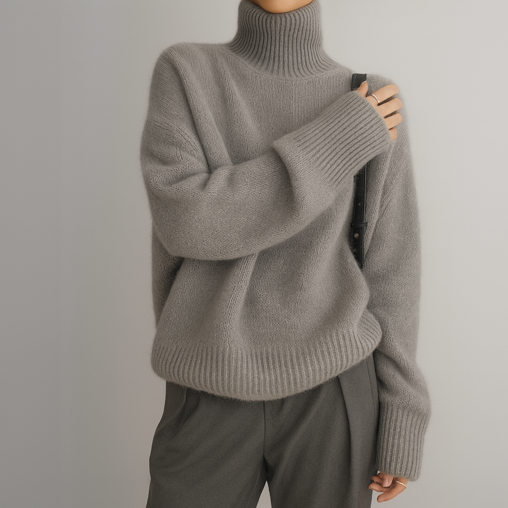 Candice - Suéter Oversize Suave de Cachemira