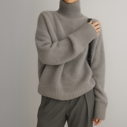 Candice - Suéter Oversize Suave de Cachemira