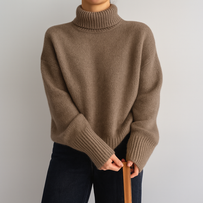 Candice - Suéter Oversize Suave de Cachemira