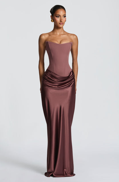 Long Dress Maggie - Dusty Pink