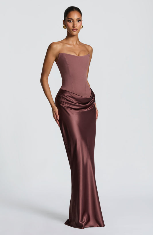 Long Dress Maggie - Dusty Pink