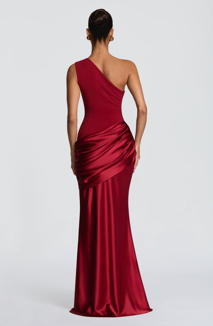 Vestido largo Sadona - Rojo intenso