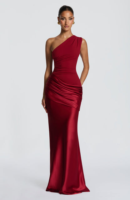 Vestido largo Sadona - Rojo intenso