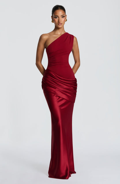 Vestido largo Sadona - Rojo intenso
