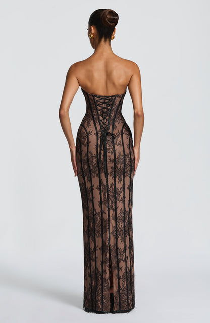 Vestido Maxi Sian - Negro