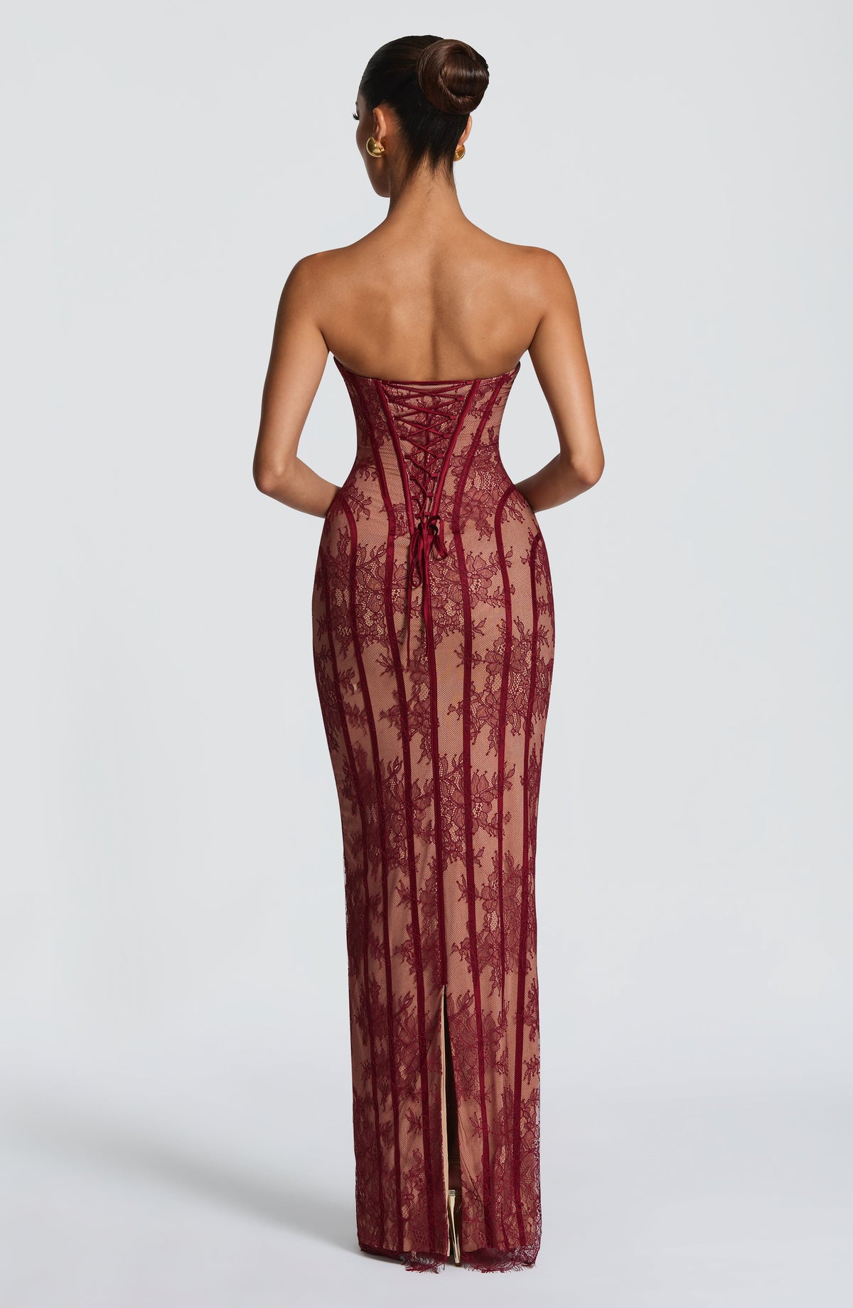 Vestido Maxi Sian - Burdeos
