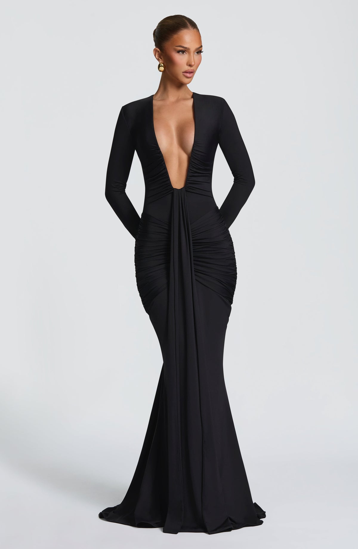 Long Dress Tara - Black