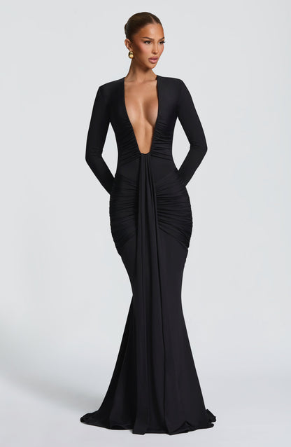 Long Dress Tara - Black