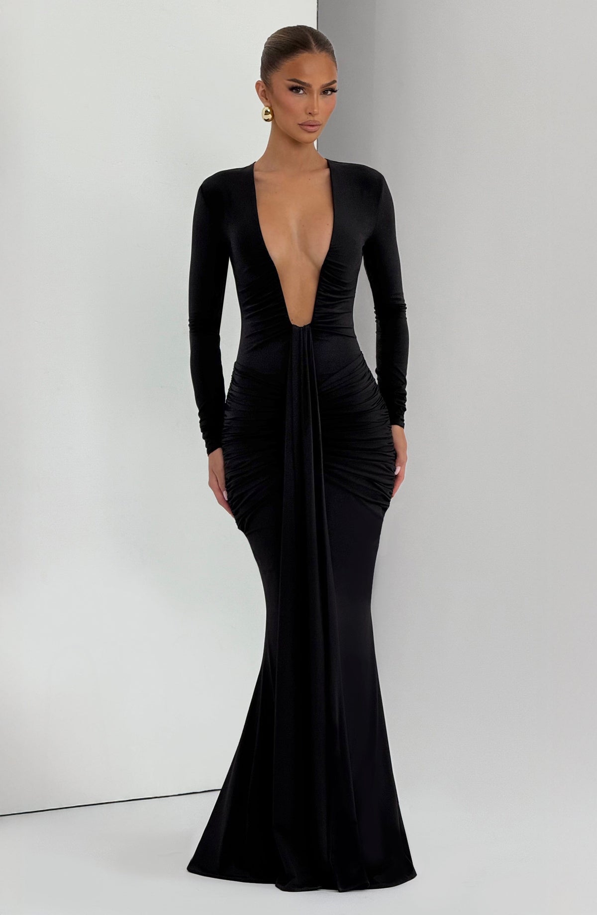 Long Dress Tara - Black